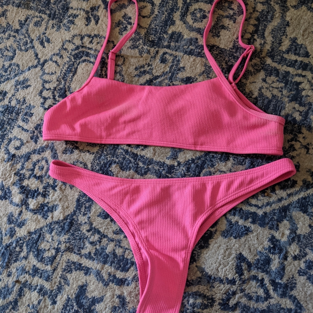 Sunny Bunny Swim Hot Pink Bikini Size L